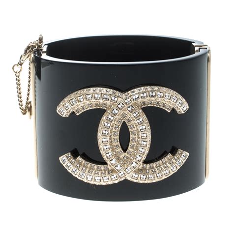 chanel cuff bracelet black|chanel cuff bracelet dupe.